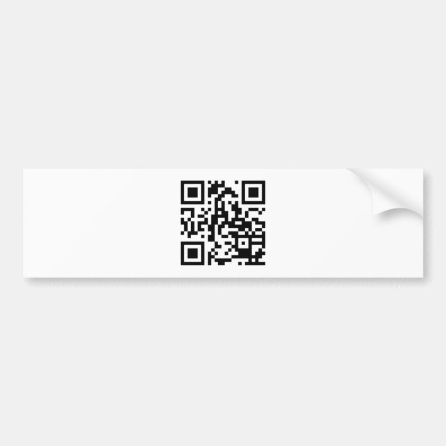 PEGATINA PARA COCHE CÓDIGO QR® (Frente)