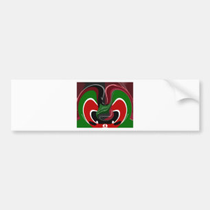 Pegatina Para Coche Coffee cup Kenya Flag Hakuna Matata