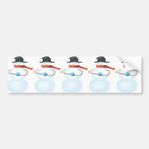 Pegatina Para Coche Cold Snowman