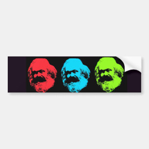 Pegatina Para Coche Collage de Karl Marx