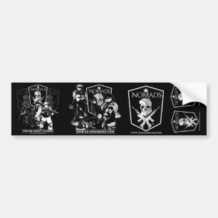 Pegatina Para Coche Collage de Stiker de los nómadas