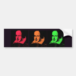Pegatina Para Coche Collage de William Shakespeare