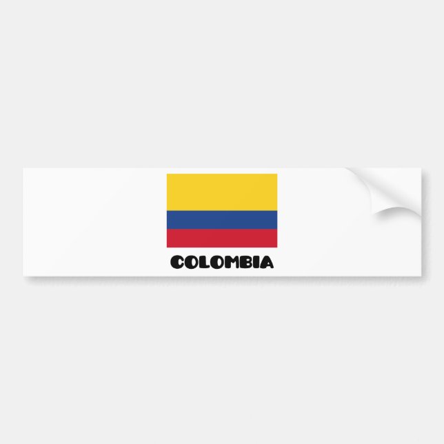 Pegatina Para Coche Colombia (Frente)