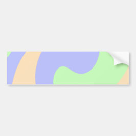 Pegatina Para Coche Color azul verde oscuro líquido mármol boho patrón