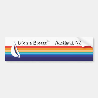 Pegatina Para Coche Color del bote Square_Life es una Breeze™_Auckland