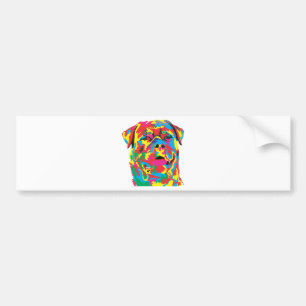 Pegatina Para Coche color del rottweiler