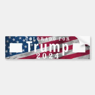 Pegatina Para Coche Colorado Para Trump