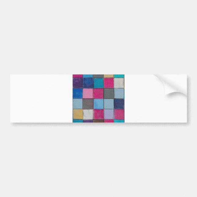 Pegatina Para Coche colores de chaulk (Frente)