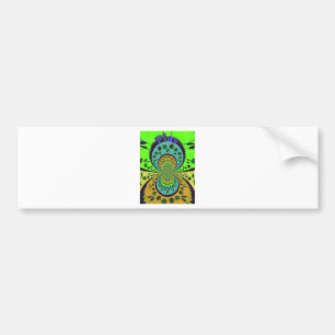 Pegatina Para Coche Colores tradicionales africanos de Hakuna Matata.p