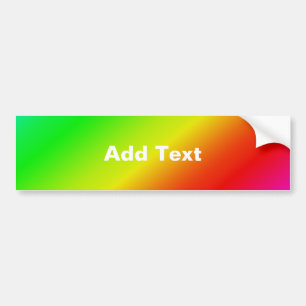 Pegatina Para Coche Colorful Rainbow Gradient Diagonal Blend