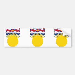 Pegatina Para Coche Columbia Británica, Canadá
