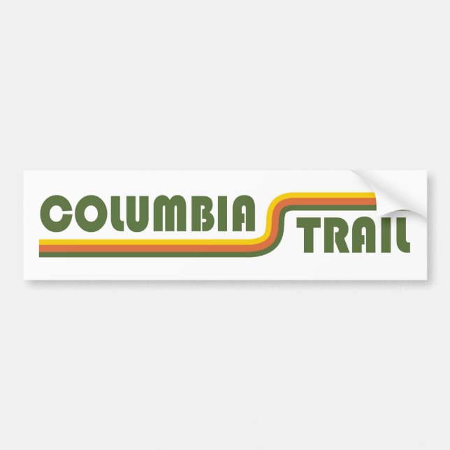 Pegatina Para Coche Columbia Trail New Jersey (Frente)