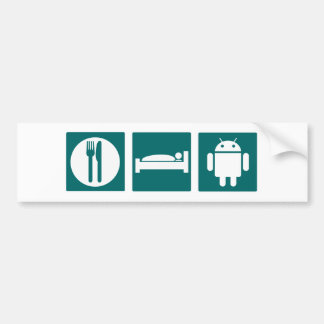 Pegatina Para Coche Coma el androide del sueño