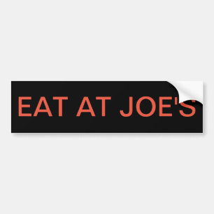 PEGATINA PARA COCHE COMA EN JOE