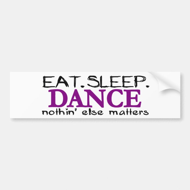 Pegatina Para Coche Coma la danza del sueño (Frente)