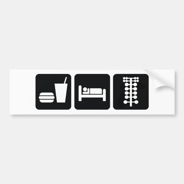 Pegatina Para Coche Coma los arrancones del sueño (Frente)