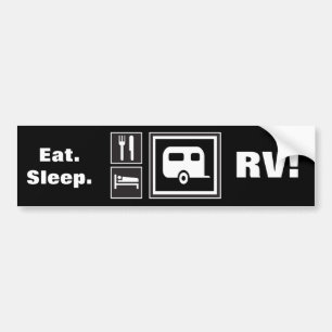 Pegatina Para Coche Coma. Sueño. ¡Rv!