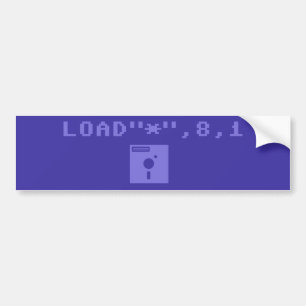 Pegatina Para Coche Comando de carga C64