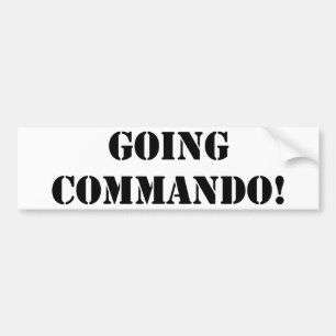 Pegatina Para Coche Comando que va