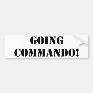 Pegatina Para Coche Comando que va