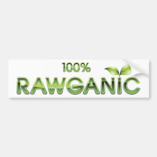 Pegatina Para Coche Comida cruda 100% de Rawganic