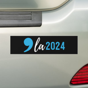 Pegatina Para Coche Comma La Madam President Kamala Harris 2024