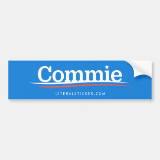 Pegatina Para Coche Commie Bernie Sanders Parody Bumper Sticker
