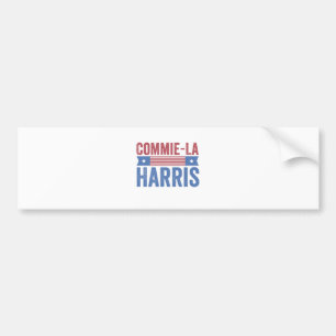 Pegatina Para Coche Commie-La Harris 2024 Funny Anti Kamala Harris