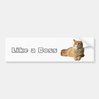 Pegatina Para Coche Como Boss