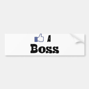 Pegatina Para Coche Como Boss