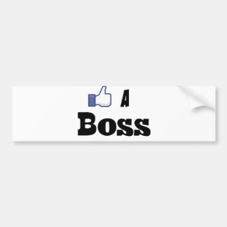 Pegatina Para Coche Como Boss