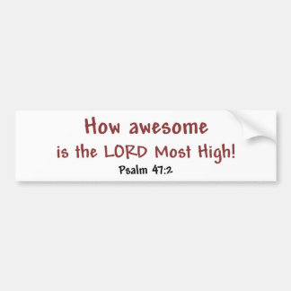 Pegatina Para Coche Cómo es impresionante (blanco)