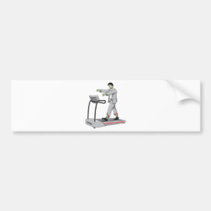 Pegatina Para Coche Cómo mantener a un zombi ocupado