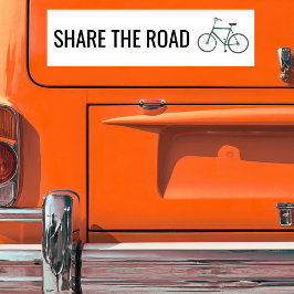 Pegatina Para Coche COMPARTIR LA SEGURIDAD DE LOS ciclistas de bicicle