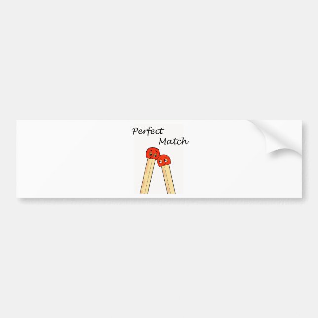 Pegatina Para Coche Complemento perfecto (Frente)