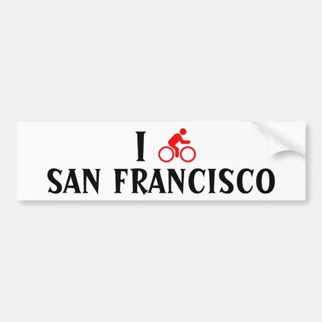 Pegatina Para Coche COMPLETO UN CICLO <Your City> Bumpersticker de (Frente)