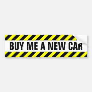 PEGATINA PARA COCHE CÓMPREME UN NUEVO COCHE