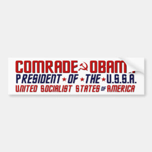 Pegatina Para Coche Comrad Obama