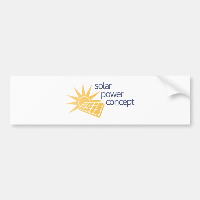 Pegatina Para Coche Concepto solar (Frente)