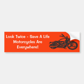Pegatina Para Coche Conciencia de la motocicleta