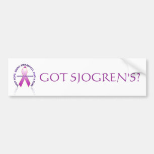 Pegatina Para Coche ¿conciencia de los sjogrens, CONSEGUIDA SJOGREN?