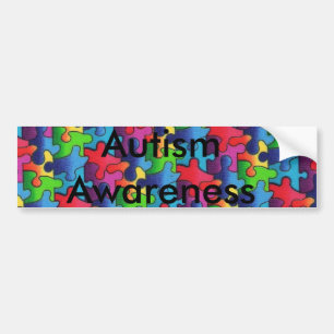 Pegatina Para Coche Conciencia del autismo