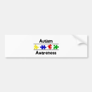 Pegatina Para Coche Conciencia del autismo
