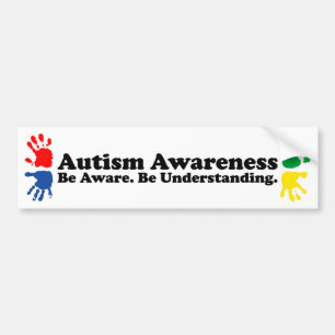 Pegatina Para Coche Conciencia del autismo