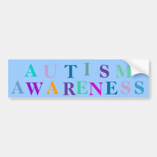 Pegatina Para Coche Conciencia del autismo