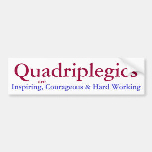 Pegatina Para Coche conciencia del quadriplegic