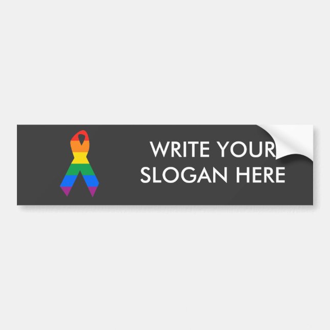 Pegatina Para Coche Conciencia gay del suicidio (Frente)