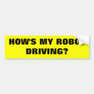 Pegatina Para Coche Conducción de robots