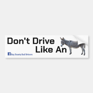 Pegatina Para Coche Conducir como un burro