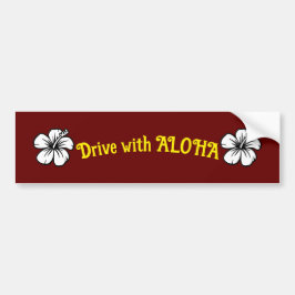 Pegatina Para Coche Conducir con ALOHA